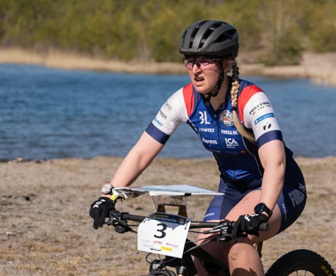 Linn Bylars under premiären av Svenska Cupen 2022 i Sala.