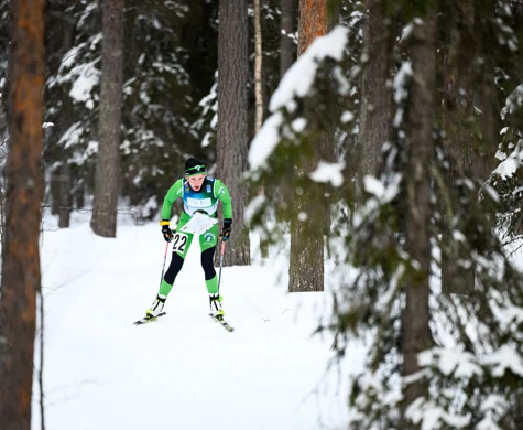 Linda Lindkvist tar guld i masstarten på SM-Veckan i Boden