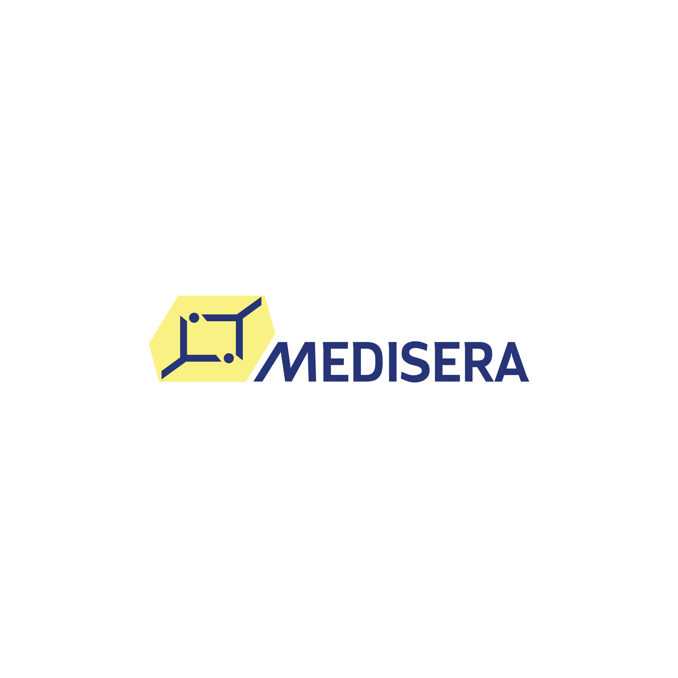 White Medisera Health Logo Colour
